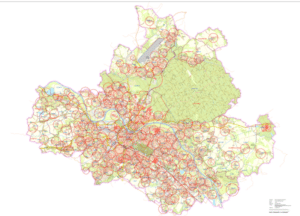 Übersicht aller Sirenen in Sachsen. Quelle: Stadt Dresden (Archiv)