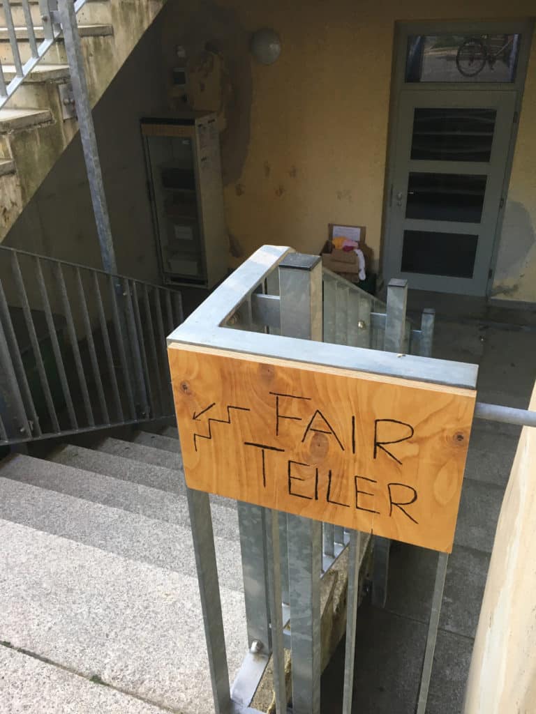 Schild Fairteiler Johannstadt