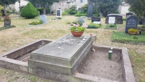 Grabestelle Caspar David Friedrich auf dem Trinitatisfriedhof