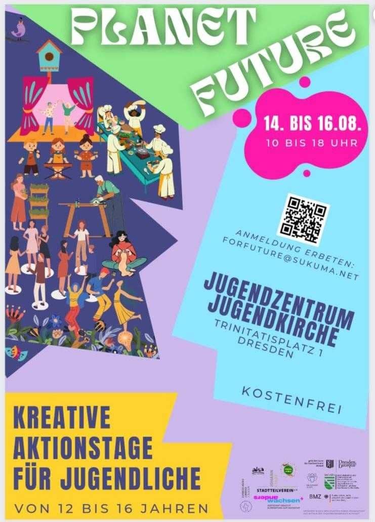 planet future - kreative Aktionstage für Jugendliche im Jugendzentrum Jugendkirche