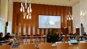 Festsaal des Dresdner Rathauses während der 39. Sitzung der Gestaltungskommission Dresden