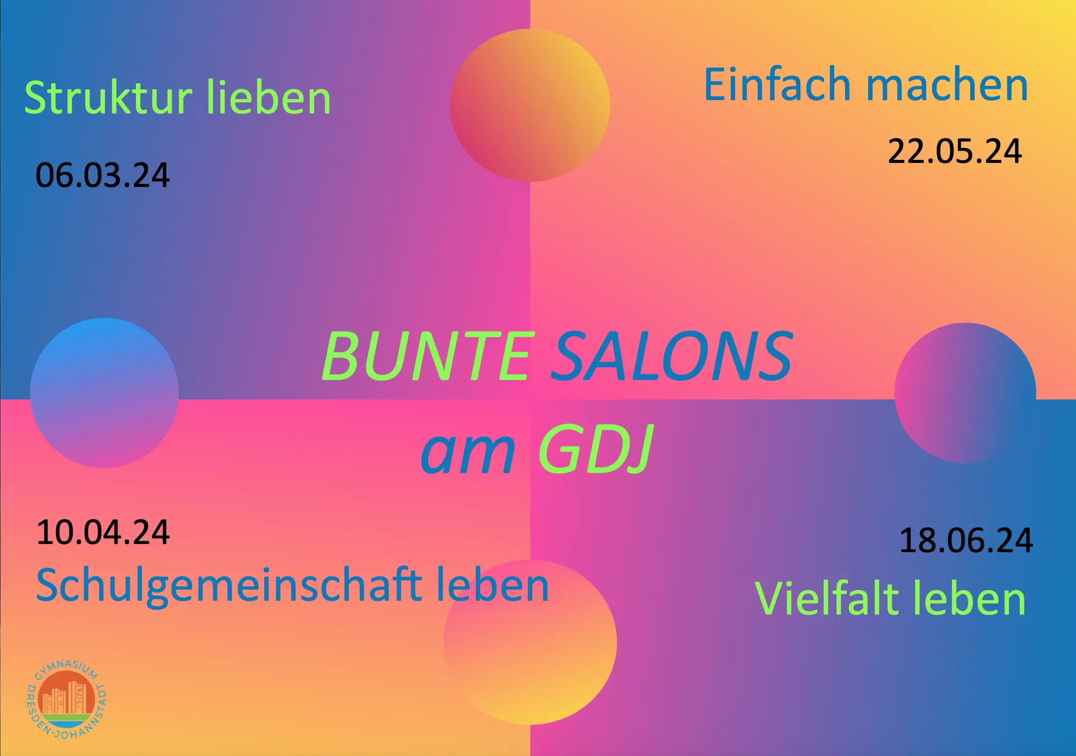 Bunte Salons am Gymnasium Dresden-Johannstadt | #1 - "Struktur lieben"