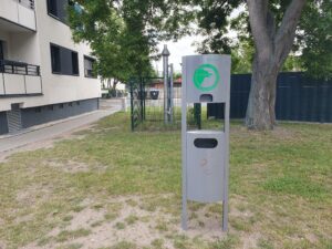 Eine Hundetoilette